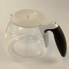 Braun glaskande til kaffemaskine - sort / hvid - 10 kop.